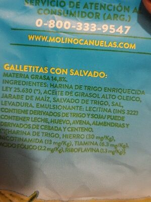 Foto de Mini crackers Paseo salvado Elaborado con Masa Madre