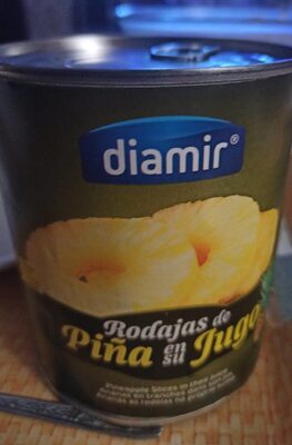 Foto de Rodaja de piña en su jugo