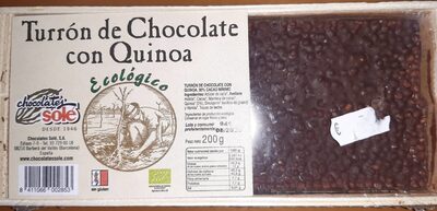 Foto de Turrón de chocolate con quinoa ecológico