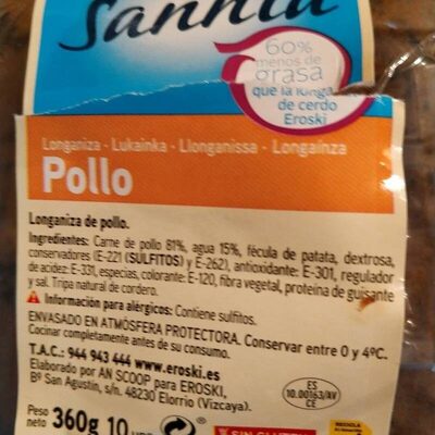 Foto de Longaniza de pollo