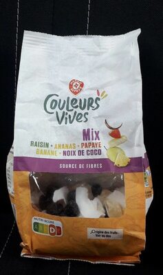 Foto de Mix raisin ananas papaye banane noix de coco