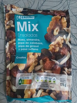 Foto de Mix cocina nuez, almendra, pipa calabaza, pipas girasol y pasa sultana - Eroski - Eroski