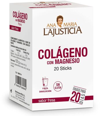 Foto de Colágeno con magnesio sabor fresa