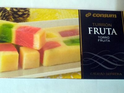 Foto de Turrón fruta