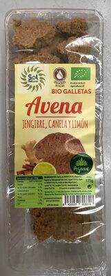Foto de Bio galletas de avena, jengibre, canela y limón