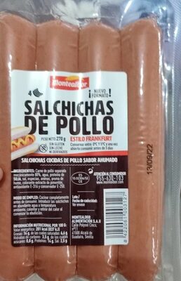 Foto de Salchichas de pollo frankfurt montealbor