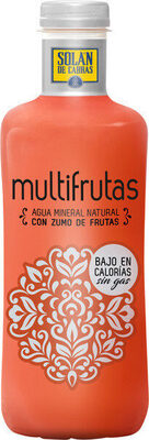Foto de Agua mineral natural con zumo de multifrutas