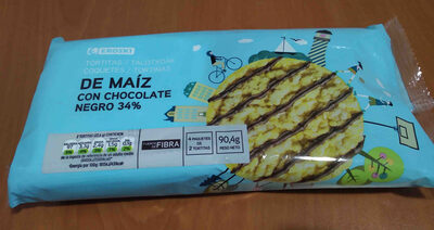 Foto de Tortitas de maíz con chocolate negro