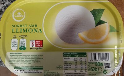 Foto de Sorbet amb llimona
