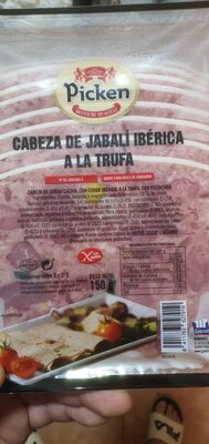 Foto de Cabeza de jabalí ibérica a la trufa