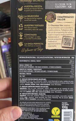 Foto de Chocolate 70% negro 0% azúcares añadidos