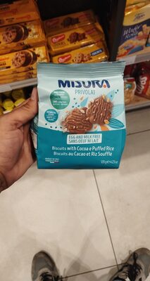 Foto de biscuits au cacao et riz soufflé