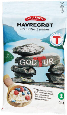 Foto de Havregrøt tilsatt sukker