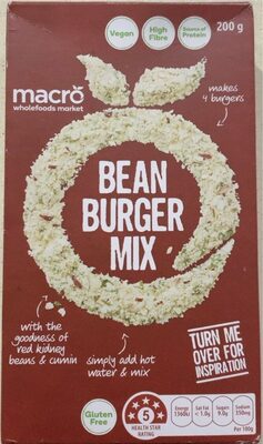 Foto de Bean burger mix