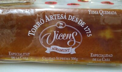 Foto de Vicens, Toasted Egg Yolk Nougat