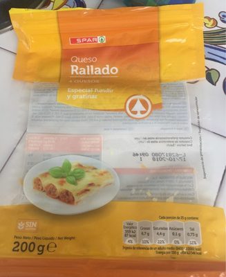 Foto de Queso rallado - quatro quesos