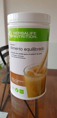 Foto de alimneto equilibrado Pomme epicee formula 1