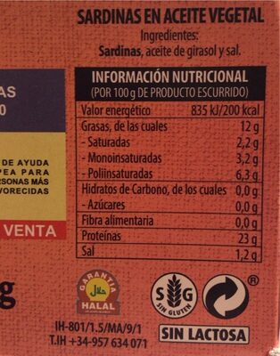 Foto de Conserva de sardina en aceite vegetal