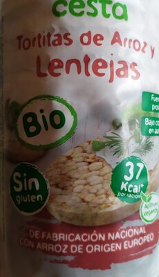 Foto de Tortitas de arroz y lentejas bio