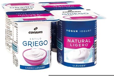 Foto de Yogur Iogurt Estilo Griego Natural Ligero