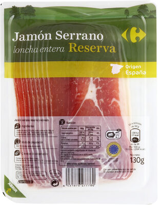 Foto de Jamon Serrano Reserva Loncha