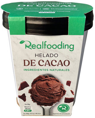 Foto de Helado de cacao Realfooding