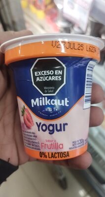 Foto de Yogur Frutilla Deslactosado milkaut