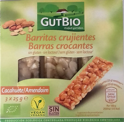 Foto de Barritas crujientes cacahuete
