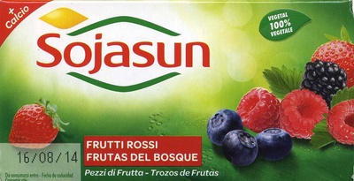 Foto de Postre de soja frutas del bosque