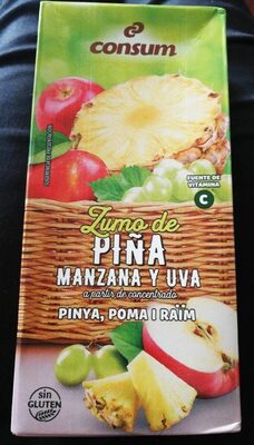 Foto de Zumo piña manzana y uva