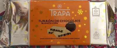 Foto de Turron de chocolate blanco con galleta negra