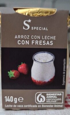 Foto de Arroz con leche con fresas