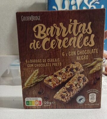 Foto de Barritas de cereales con chocolate negro