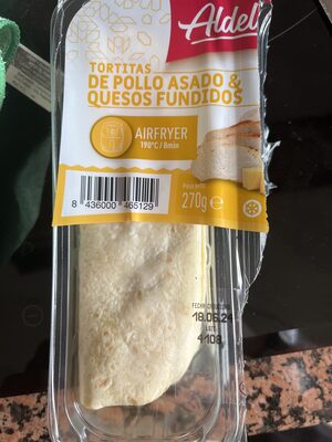Foto de wrap pollo y queso