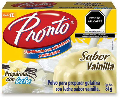 Foto de gelatina leche sabor vainilla