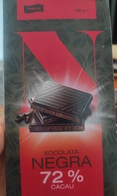 Foto de chocolate negro 72%