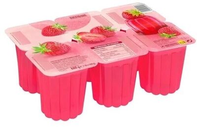 Foto de Postre gelificado sabor a fresa
