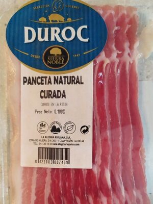 Foto de Panceta natural curada Duroc
