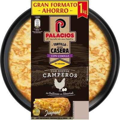 Foto de Tortilla casera con cebolla