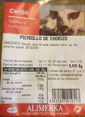 Foto de Picadillo de chorizo