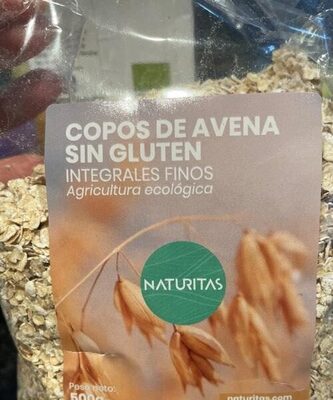 Foto de Copos de avena sin gluten integrales finos