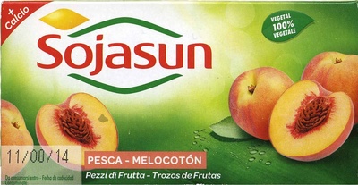 Foto de Postre de soja melocotón