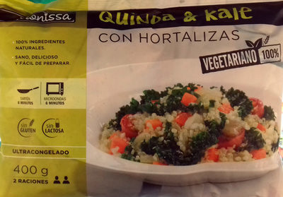 Foto de Quinoa y kale con hortalizas