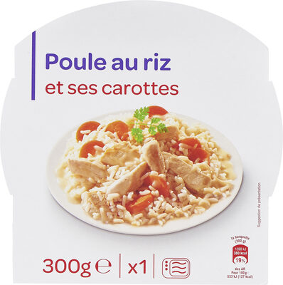 Foto de Poule au riz et carottes