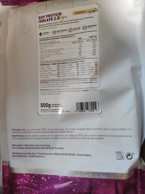 Foto de Proteína Aislada de Soja (Vainilla)