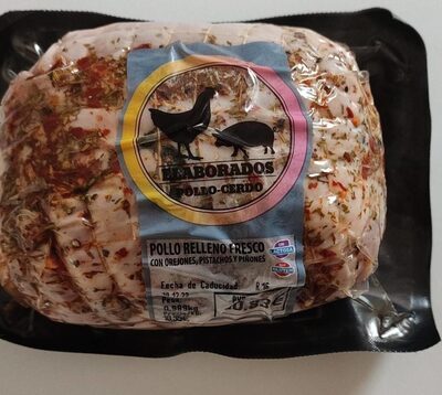 Foto de Pollo relleno fresco con orejones, pistachos y piñones
