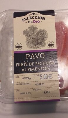 Foto de Filete pechuga de pavo al pimenton
