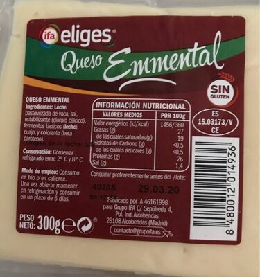 Foto de Queso Emmental