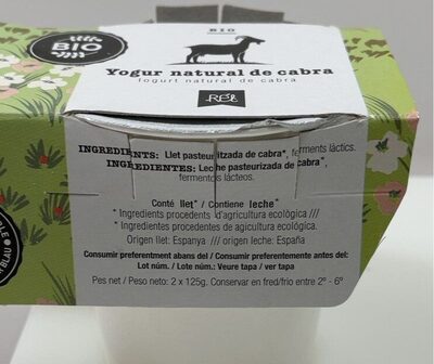 Foto de Yogur natural de cabra